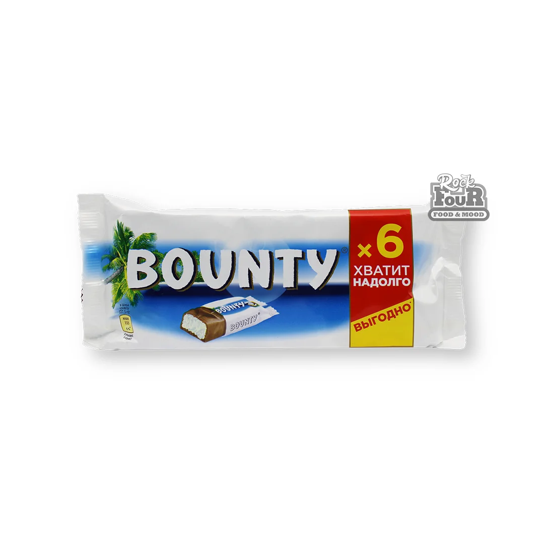 Շոկոլադե բատոն «Bounty» 165գ (6x27.5գ)